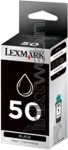 Lexmark 50 zwart voorkant doosje Front box