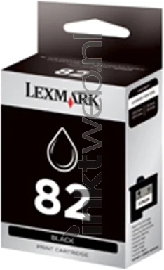 Lexmark 82 zwart voorkant doosje Front box