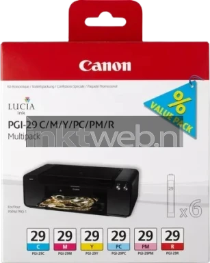 Canon PGI-29 CMYPCPMR kleur
