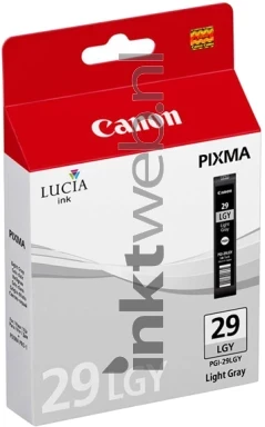 Canon PGI29 licht grijs Front box