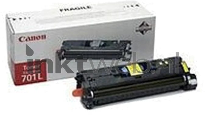 Canon CRT 701 geel Combined box and product