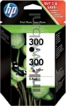 HP 300 Combo-pack zwart en kleur Front box