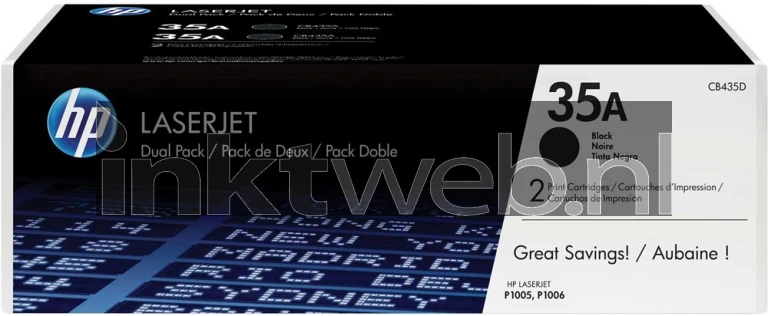 HP 35AD dual pack zwart