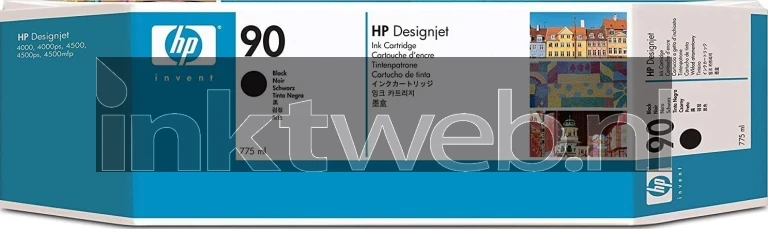 HP 90 3-pack zwart