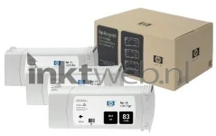 HP 83 3-pack zwart (Origineel)