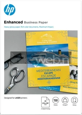 HP  Professional laser paper Glans | 150 stuks 150 gr/m² Front box