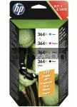 HP 364XL Multipack CMYK zwart en kleur (Origineel Hoge Capaciteit)