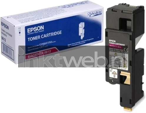 Epson C1700/C1750/CX17 magenta Combined box and product
