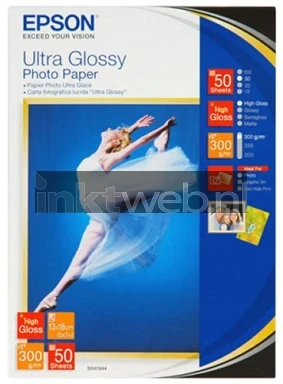 Epson S041944 fotopapier Hoogglans | 13x18 | 300 gr/m² 1 stuks