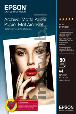 Epson S041342 archiefpapier Mat | A4 | 192 gr/m² 1 stuks