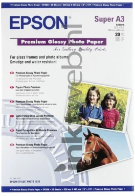 Epson S041316 fotopapier A3+ Glans | A3 | 250 gr/m² 20 stuks