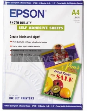 Epson S041106 fotopapier  | A4 | 167 gr/m² 10 stuks