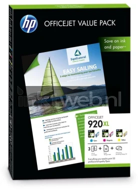 HP 920XL CMY Multipack (Opruiming 3x losse verpakking) kleur