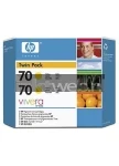 HP 70 Dubblepack geel (Origineel)