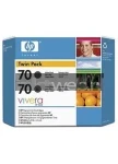 HP 70 Dubblepack mat zwart (Origineel)