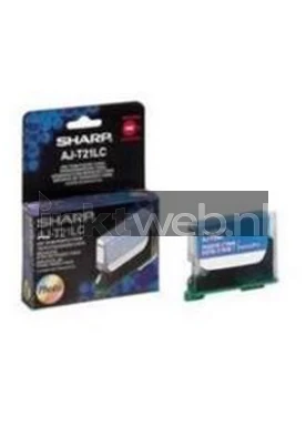 Sharp AJ-T21LC cyaan Combined box and product