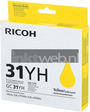 Ricoh GC-31HY geel Product only