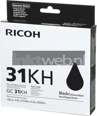 Ricoh GC-31HK zwart Product only