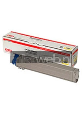 Oki Toner Yellow Combined box and product