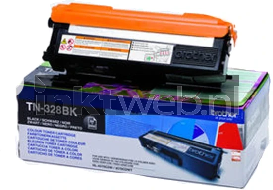 Brother TN328BK zwart Combined box and product