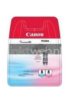 Canon CLI-8 Multi-pack foto cyaan en foto magenta (Opruiming 2 x 1-pack los)