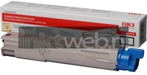 Oki C3300/C3400/C3450/C3600 Toner HC zwart (Origineel Hoge Capaciteit)