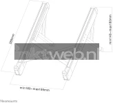 Neomounts NSLS010 | Opvouwbare laptopstandaard zilver Product only