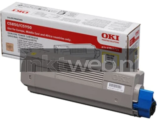Oki C5850 / C5950 Toner geel