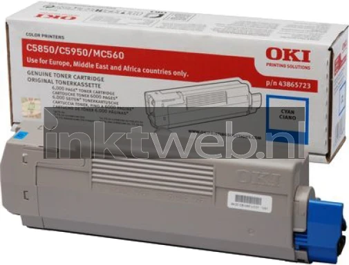 Oki C5850 / C5950 Toner cyaan