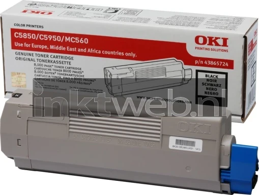 Oki C5850 / C5950 Toner zwart