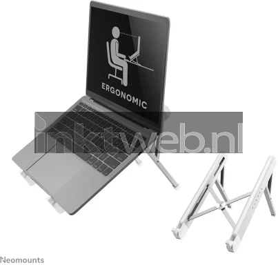 Neomounts NSLS100 | Opvouwbare laptopstandaard zilver