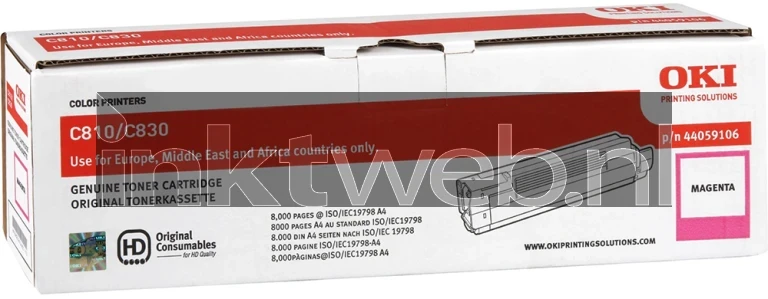 Oki C810 / C830 Toner magenta
