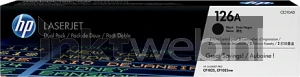 HP 126A twinpack zwart (Origineel)