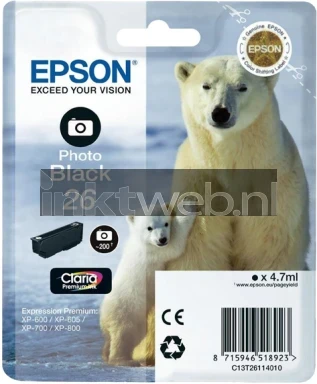 Epson 26 foto zwart