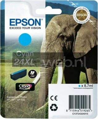 Epson 24XL cyaan