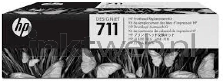 HP 711 zwart Front box