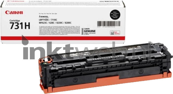 Canon 731H zwart Combined box and product