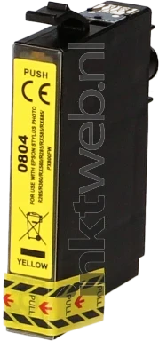 Huismerk Epson T0804 geel