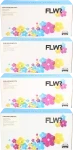 FLWR HP 124A Multipack zwart en kleur (Huismerk (remanufactured))