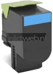 Lexmark 80C2HC0 cyaan (Origineel Hoge Capaciteit)
