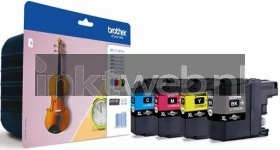 Brother LC-127XL Value-pack zwart en kleur Combined box and product