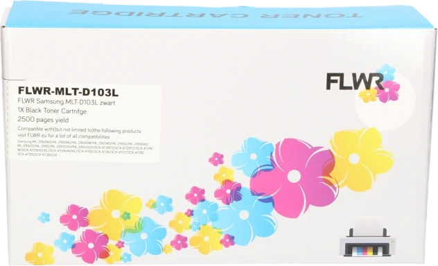FLWR Samsung MLT-D103L zwart Front box