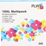 FLWR Epson 18XL Multipack zwart en kleur (Huismerk (compatible))