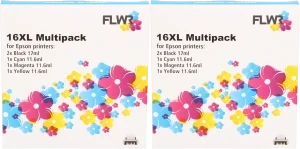 Epson 16XL Multipack (2 sets) zwart en kleur Front box