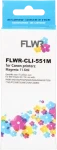 FLWR Canon CLI-551XL magenta (Huismerk (compatible))
