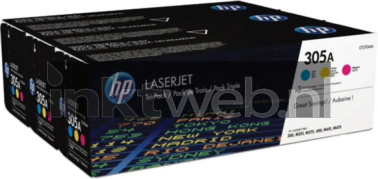 HP 305A 3-pack kleur