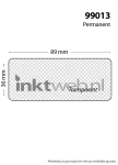 99013 Adreslabel transparant proper ratio no count Product only