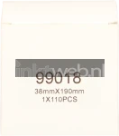 Dymo 99018 Ordner smal wit Back box