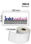 Dymo 99018 (10 stuks) wit Diverse
