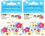 FLWR HP 300XL Multipack zwart en kleur Front box
